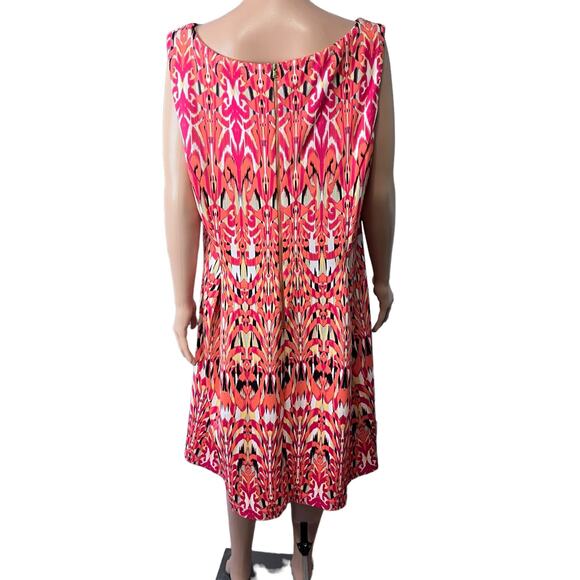 Gabby Skye Scuba Fabric Knit Sleeveless Dress 16W Career Office Business Party - Picture 3 of 4